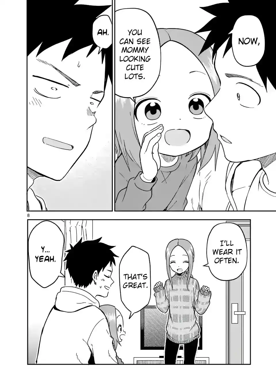 Karakai Jouzu no (Moto) Takagi-san Chapter 208 8